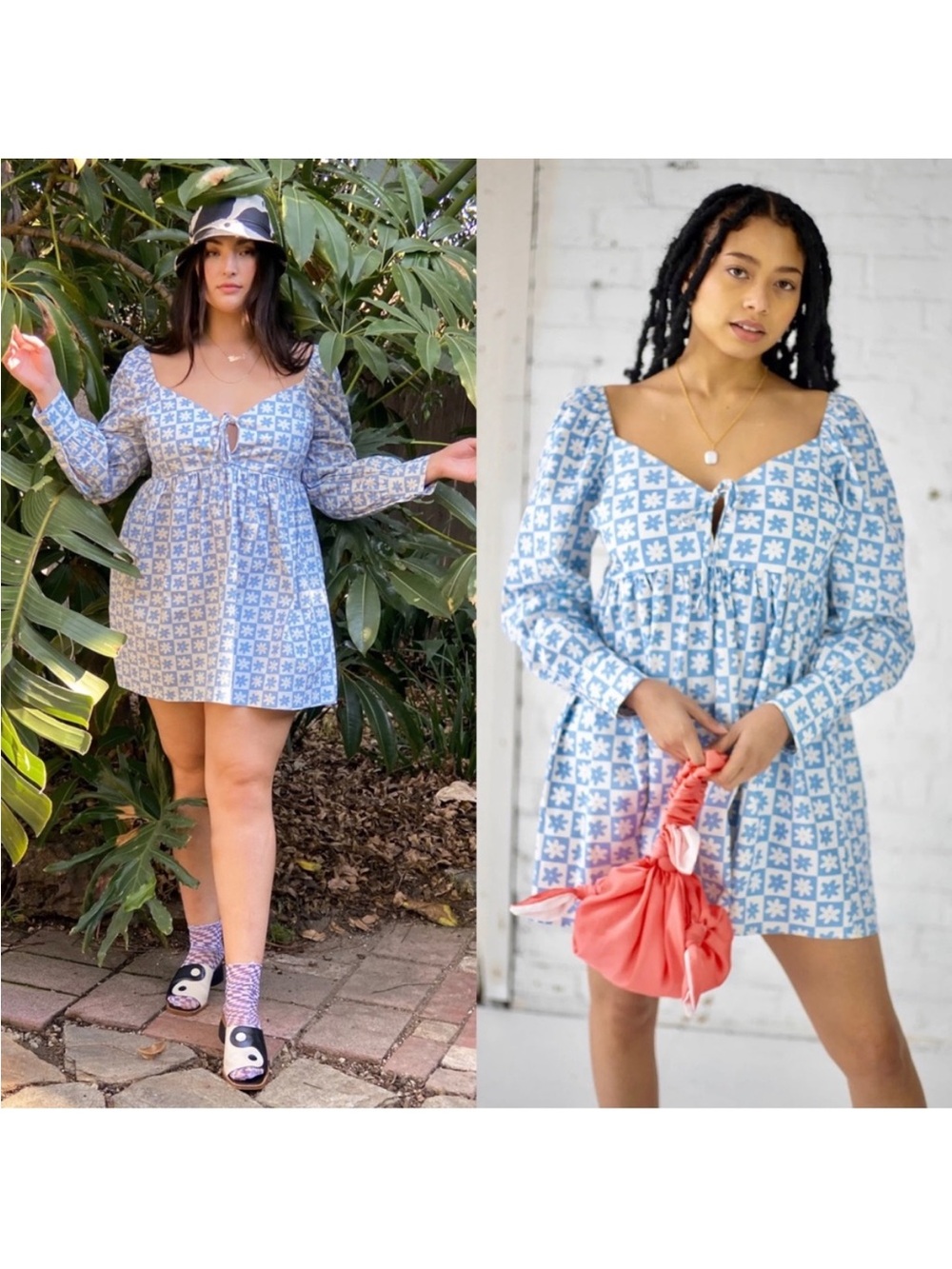 Lisa Says Gah Lena Babydoll Mini Dress